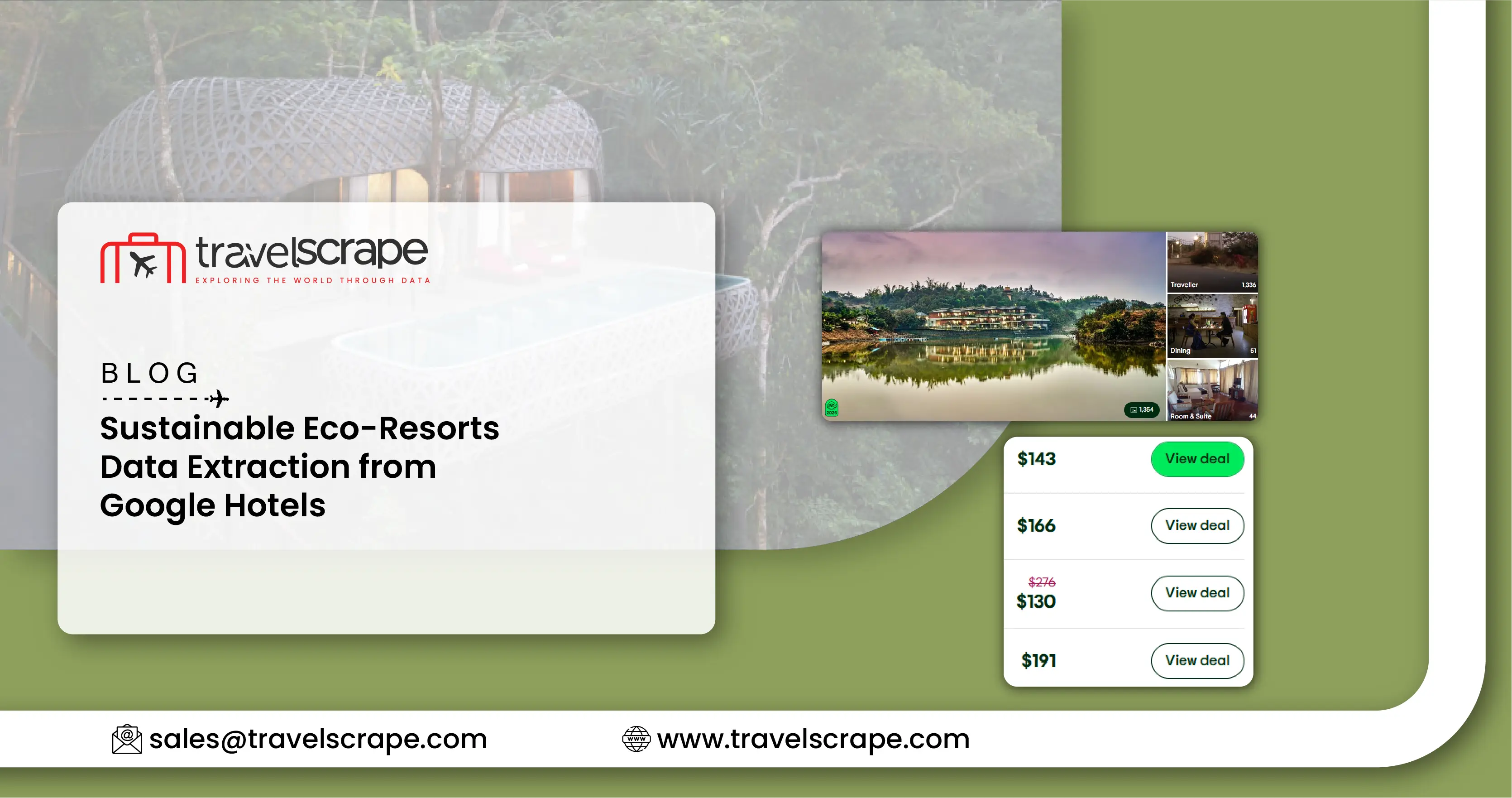 Sustainable Eco-Resorts Data Extraction: Google Hotels